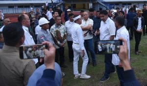 PERSIB menerima kunjungan Ketua Steering Committee (SC) Piala Presiden 2025, Maruarar Sirait di Stadion Gelora Bandung Lautan Api, Rabu, 4 Juni 2025. (PERSIB.co.id/Sutanto Nurhadi Permana)